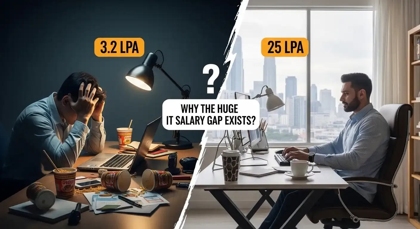 3.2 LPA vs 25 LPA: Why the Huge IT Salary Gap Exists?